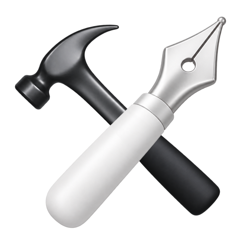 Pen and hammer — Designing in the Code Base